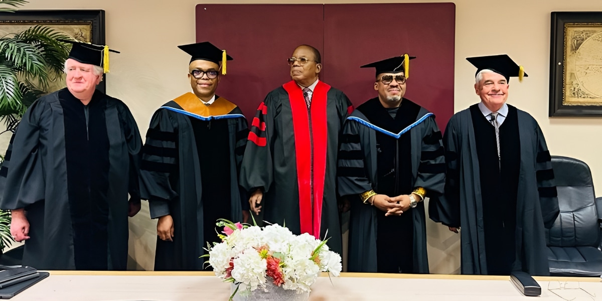 American University Honors Enabulele with Doctorate Degree