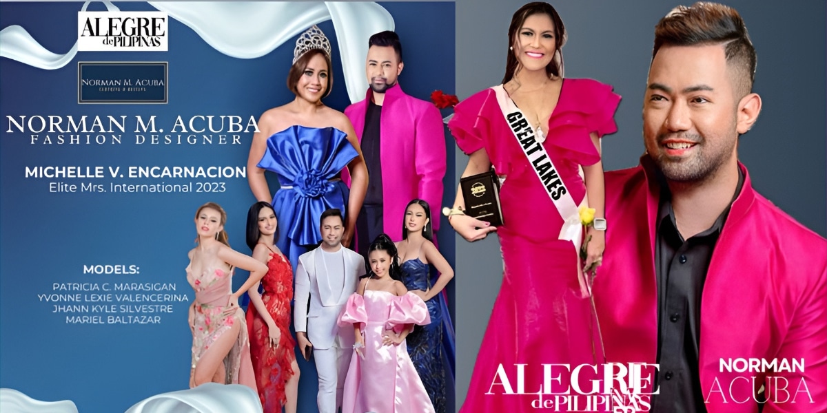 Alegre De Pilipinas: Introducing the Comeback of Norman M. Acuba Clothing and Designs, the Flagship Designer of the Launching of Alegre De Pilipinas