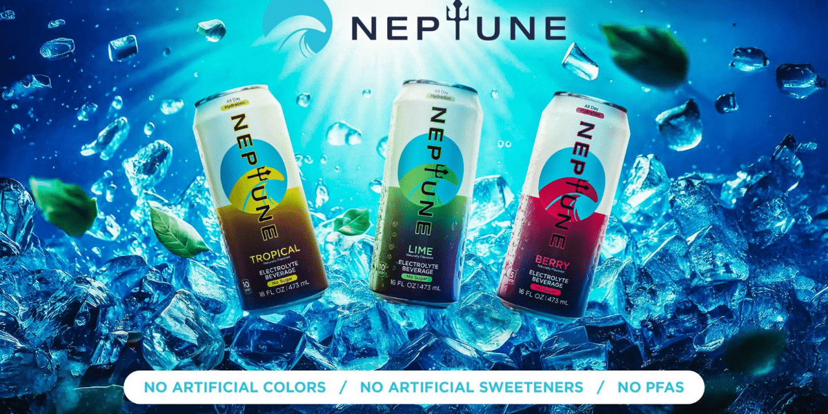 Neptune Introduces a New Wave of Hydration: Naturally Flavored Electrolyte Water in a Recyclable Can