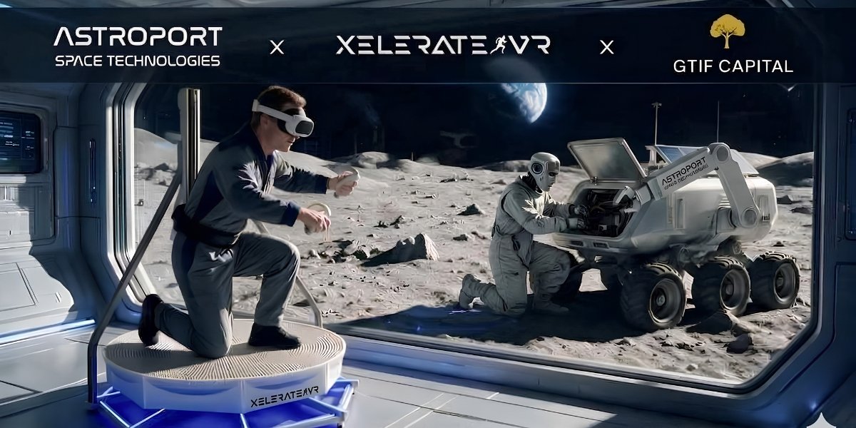 Astroport and XelerateVR Announce Strategic Partnership to Advance Lunar Construction with Human-Operated Robots, Spatial Computing, and Human Performance Technology