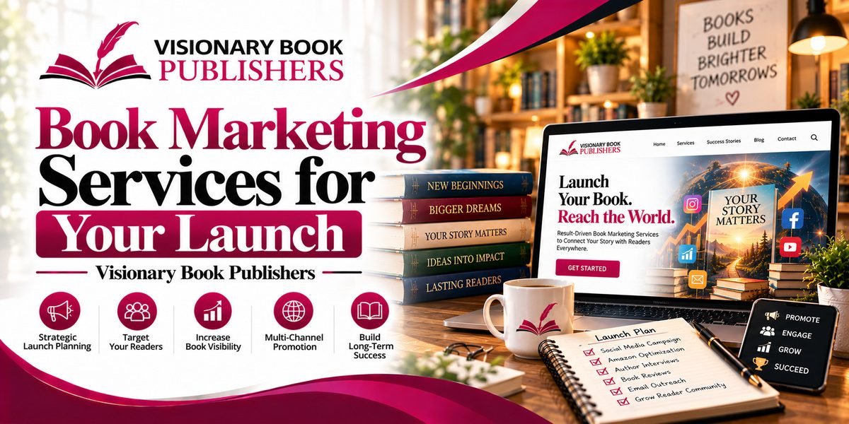 Visionary Book Publishers Book Marketing Services for Your Launch